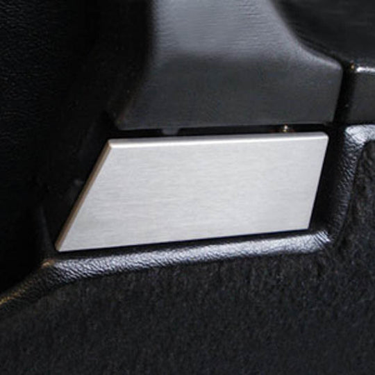 Rennline Aluminium Türinnengriff-Set Porsche 993 (Set) – glatt oder perforiert, schwarz oder silber