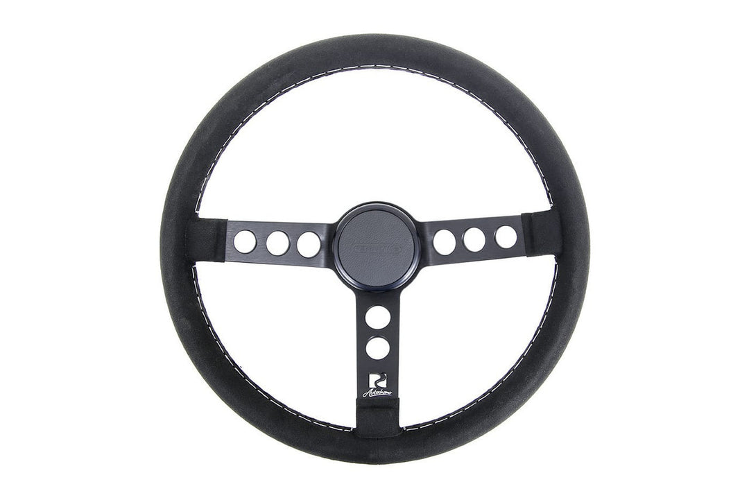 Rennline Retro Lenkrad 360 mm (60 mm Dish) – Leder oder Alcantara – Speichen/Hornring wählbar