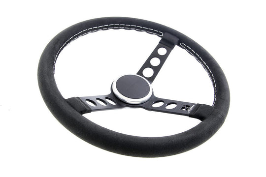Rennline Retro Lenkrad 360 mm (60 mm Dish) – Leder oder Alcantara – Speichen/Hornring wählbar