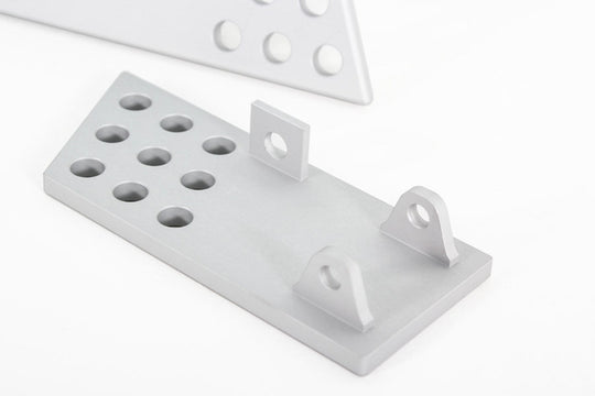 Rennline Aluminium Türinnengriffe (Set) – glatt oder perforiert – Porsche 911/912/930/964 (1974–1994) – Silber eloxiert oder Schwarz pulverbeschichtet