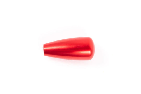 Rennline Billet-Aluminium Defroster-Knopf „Teardrop“ – Porsche 911/912/930 (1965–1989) – Rot/Silber/Schwarz eloxiert