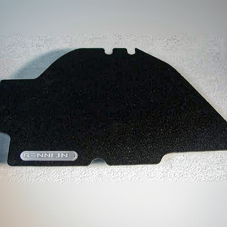 Rennline Aluminium-Fußbrett Beifahrerseite – Porsche 911/912 Coupé (1965–1968) – Solid/Perforiert, Schwarz oder Silber