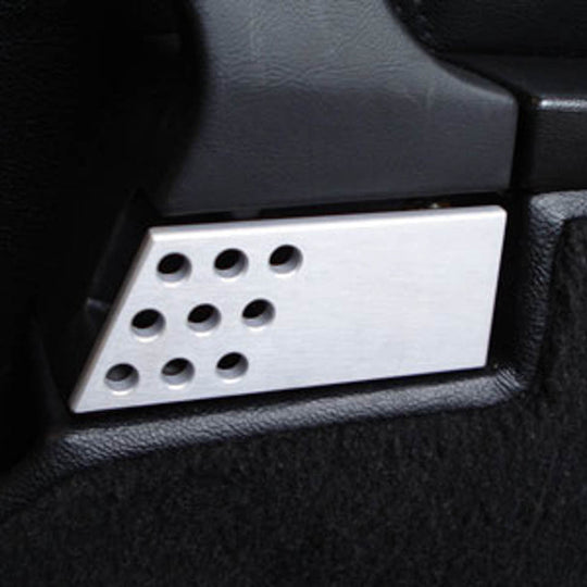 Rennline Aluminium Türinnengriff-Set Porsche 993 (Set) – glatt oder perforiert, schwarz oder silber