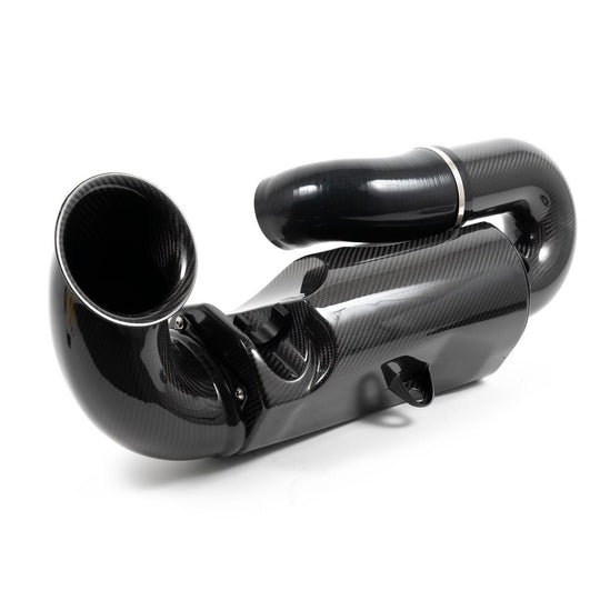 Rennline Carbon Ansaugsystem / Airbox (Carbon Fiber Intake) – Porsche 996 & 997.1 Carrera – OEM oder GT3 Drosselklappe – 16% mehr Luftdurchsatz