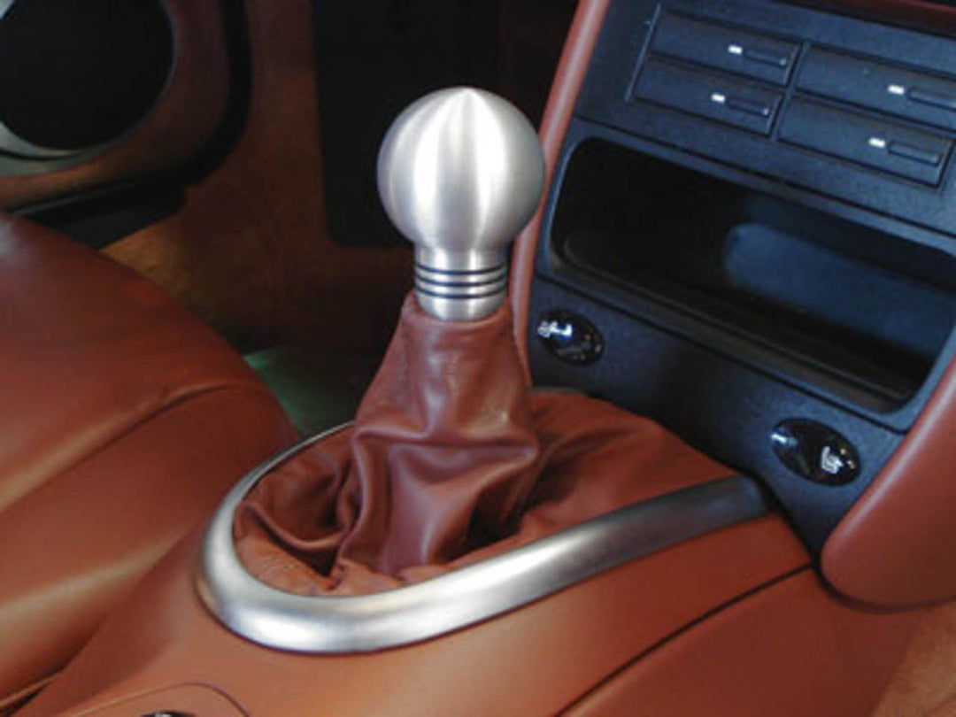 Rennline Aluminium Schaltknauf – Schwarz oder Silber – Porsche 911/912/930 (1965–1986) + 1987–1989 (Schaltgetriebe, Hinweis beachten)