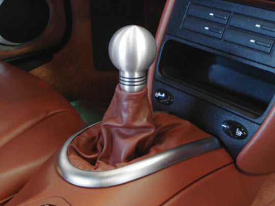 Rennline Aluminium Schaltknauf – Schwarz oder Silber – Porsche 911/912/930 (1965–1986) + 1987–1989 (Schaltgetriebe, Hinweis beachten)