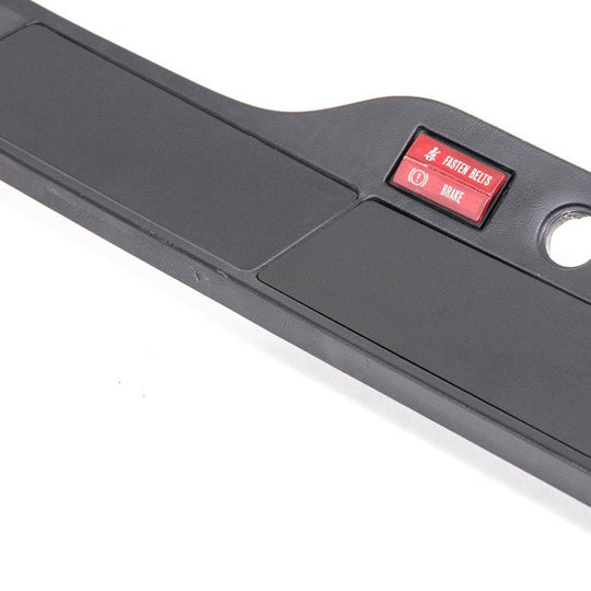 Rennline Heater Control Block-Off Plate / Heizungsregler-Delete Platte – Porsche 911/912/930 (1965–1989) – schwarz pulverbeschichtet, OEM-Look
