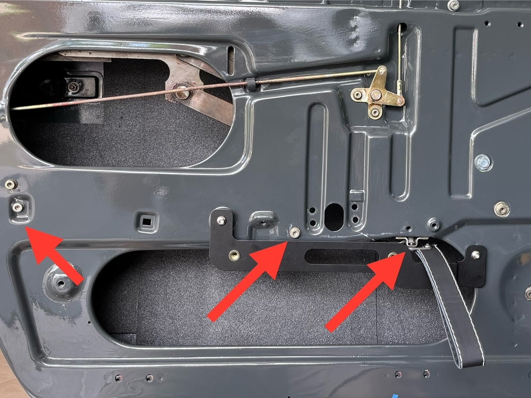 Rennline RS Türverkleidungen Umrüstkit (Set) – Porsche 911/964 – ABS vakuumgeformt, beflockt, inkl. Armlehnen/Stauraum, Zugschlaufen & Hardware