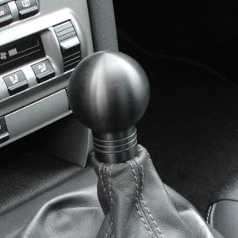 Rennline Aluminium Schaltknauf – Schwarz oder Silber – Porsche 911/912/930 (1965–1986) + 1987–1989 (Schaltgetriebe, Hinweis beachten)