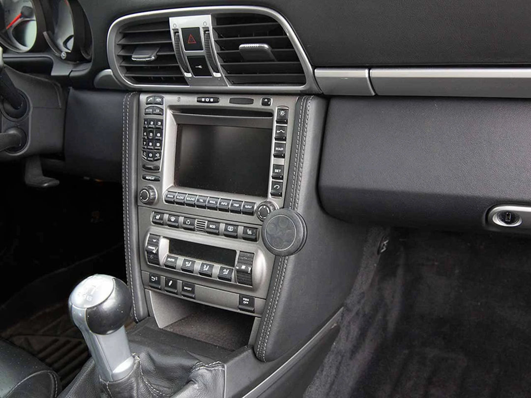 Rennline ExactFit Magnetische Handyhalterung – Porsche 997 / 987 Boxster & Cayman – Dash Mount – Linkslenker – mit oder ohne kabellose Ladefunktion