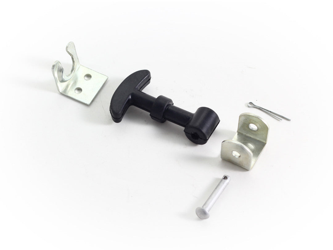 Rennline Rubber Bonnet/Boot Hooks – kleine Gummi-Hauben-/Deckelhalter (Set/2) im 911 RSR & 911 ST Stil – 3,5" x 1"