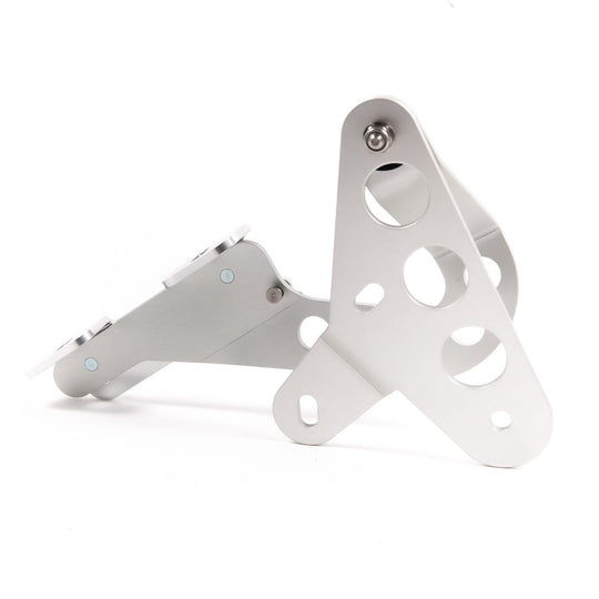 Rennline verstellbare Front-Haubenscharniere – Porsche 911/912/930 (1965–1989) – Billet Aluminium, klar eloxiert, inkl. Hardware (Satz)