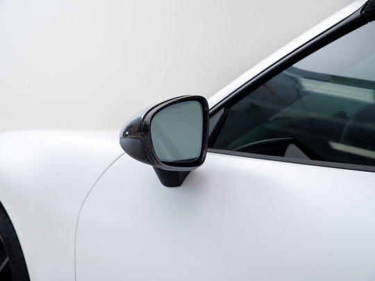 Rennline Carbon Außenspiegelkappen / Mirror Shell Set – Porsche 992 (2020+) – OEM-Fit – Set links & rechts
