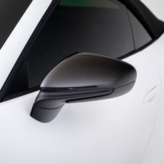 Rennline Carbon Außenspiegelkappen / Mirror Shell Set – Porsche 992 (2020+) – OEM-Fit – Set links & rechts