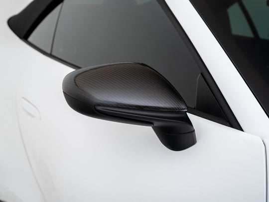 Rennline Carbon Außenspiegelkappen / Mirror Shell Set – Porsche 992 (2020+) – OEM-Fit – Set links & rechts