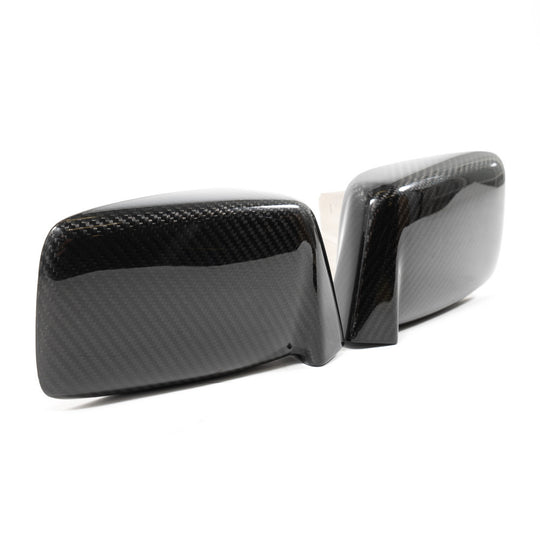 Rennline Carbon-Spiegelgehäuse „Flag Mirrors“ aus Carbonfaser (Satz links/rechts) – Porsche 911 G-Modell (1974–1989) – Plug & Play