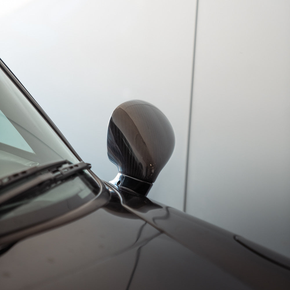 Rennline Carbon Spiegelkappen (Aero Mirrors / Mirror Shells) – OEM-Passform – Porsche 964/993/968/928
