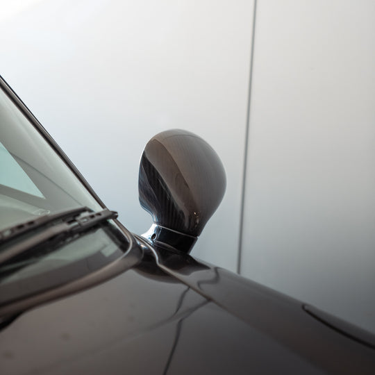 Rennline Carbon Spiegelkappen (Aero Mirrors / Mirror Shells) – OEM-Passform – Porsche 964/993/968/928
