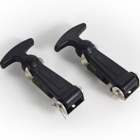 Rennline Rubber Bonnet/Boot Hooks – große Gummi-Hauben-/Deckelhalter (Set/2) im 911 RSR & 911 ST Stil – 5" x 1,5"