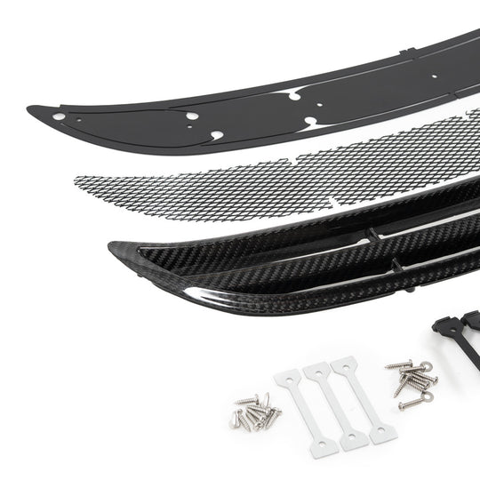 Rennline GT3 Smile Vent Kit – Schneideschablone & Montagekit für 997 GT3 Oberlüftung – Porsche 997/987 – optional Vent & Mesh-Grill