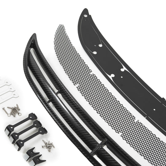Rennline GT3 Smile Vent Kit – Schneideschablone & Montagekit für 997 GT3 Oberlüftung – Porsche 997/987 – optional Vent & Mesh-Grill