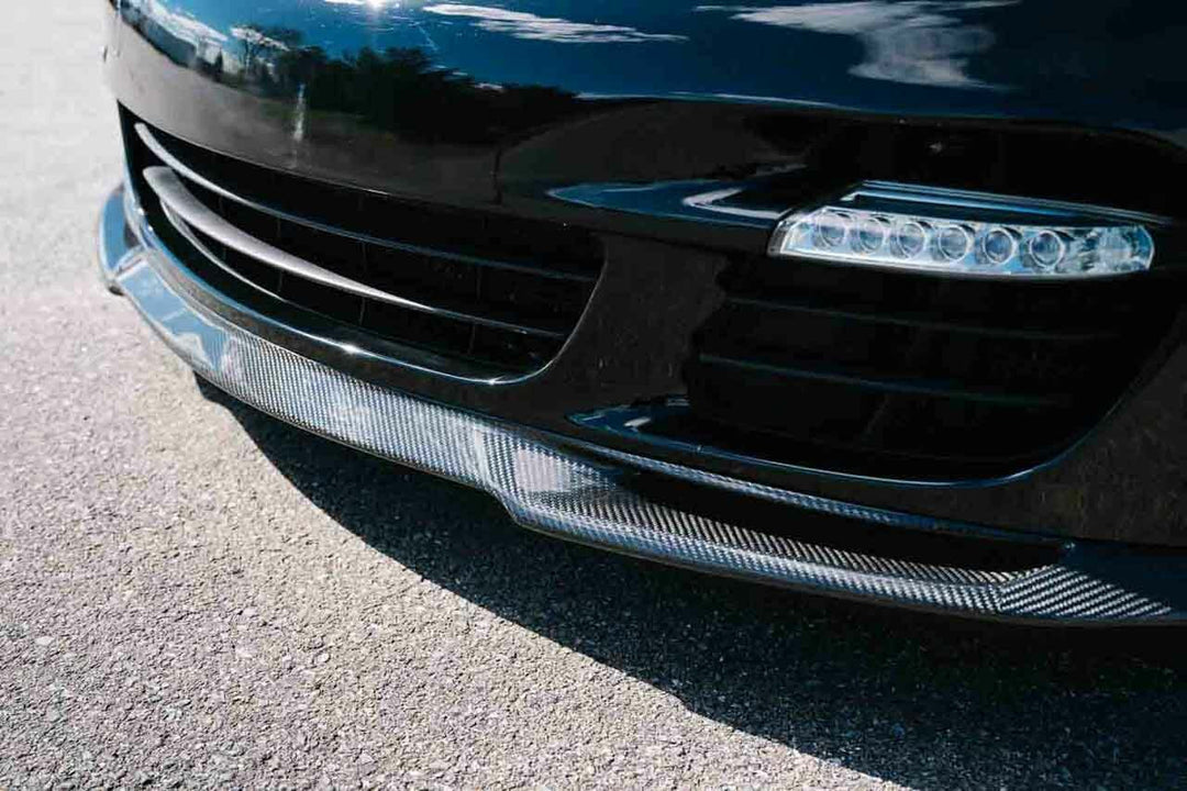 Rennline Carbon Frontlippe (Front Bumper Lower Lip) – Porsche 997 Turbo / (auch 997 C4S laut Händler) – OEM-Befestigungspunkte – OEM+ Look