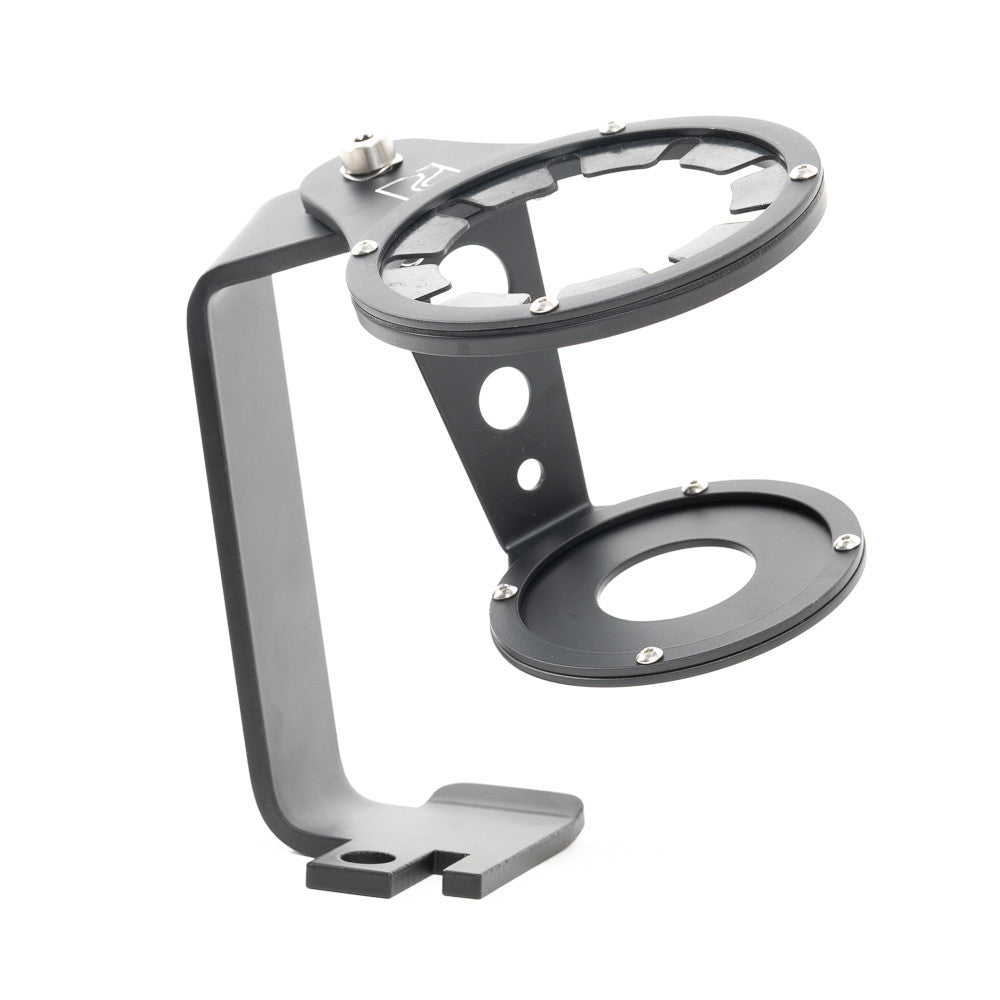 Rennline verstellbarer Getränkehalter Sitzmontage – Porsche 996/986/997/987 – Aluminium – LHD Beifahrerseite