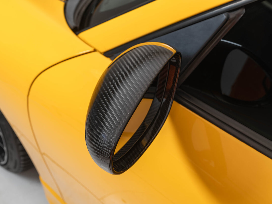 Rennline Carbon Außenspiegelkappen (Mirror Shells) – Porsche 996 / 986 Boxster (1997–2005) – OEM-Passform