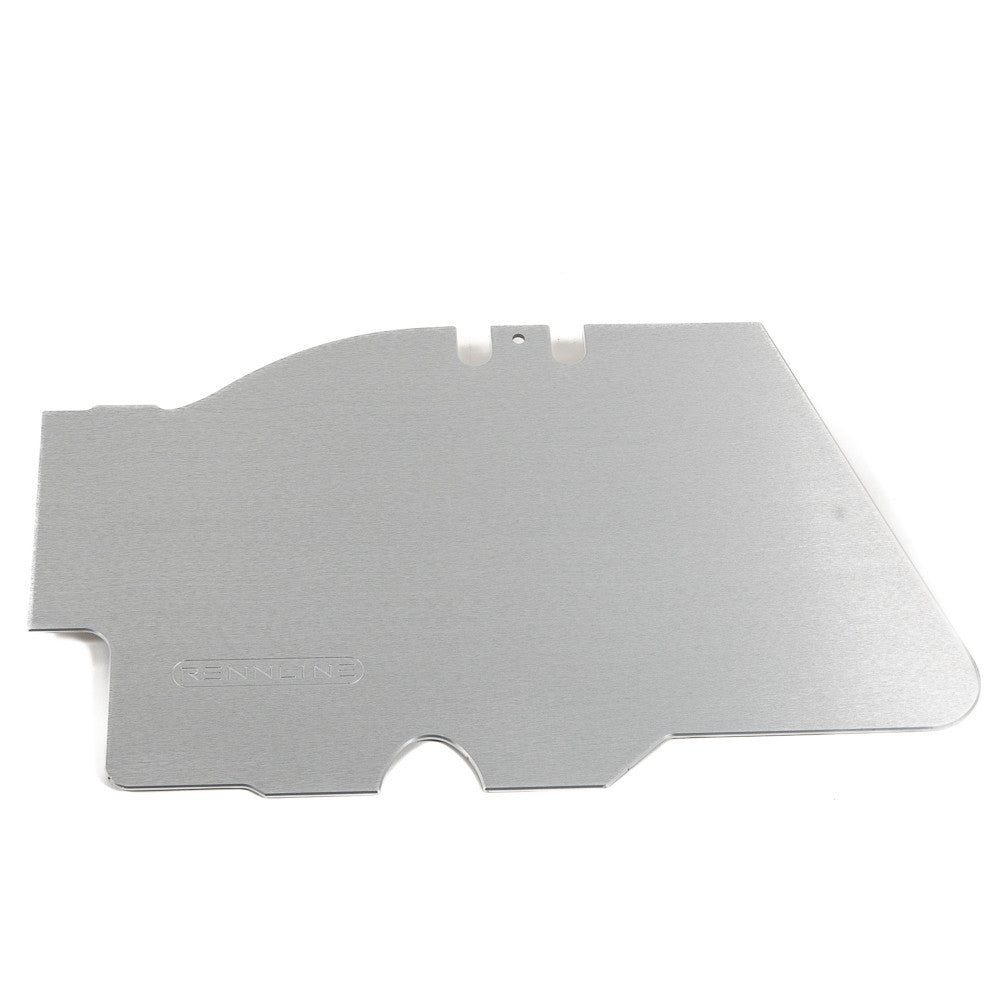 Rennline Aluminium-Fußbrett Beifahrerseite – Porsche 911/912/930 Coupé (1969–1989) – Solid/Perforated, Silber eloxiert oder Schwarz pulverbeschichtet