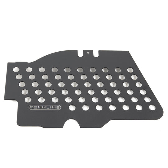 Rennline Aluminium-Fußbrett Beifahrerseite – Porsche 911/912/930 Coupé (1969–1989) – Solid/Perforated, Silber eloxiert oder Schwarz pulverbeschichtet