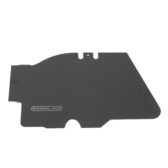 Rennline Aluminium-Fußbrett Beifahrerseite – Porsche 911/912/930 Coupé (1969–1989) – Solid/Perforated, Silber eloxiert oder Schwarz pulverbeschichtet