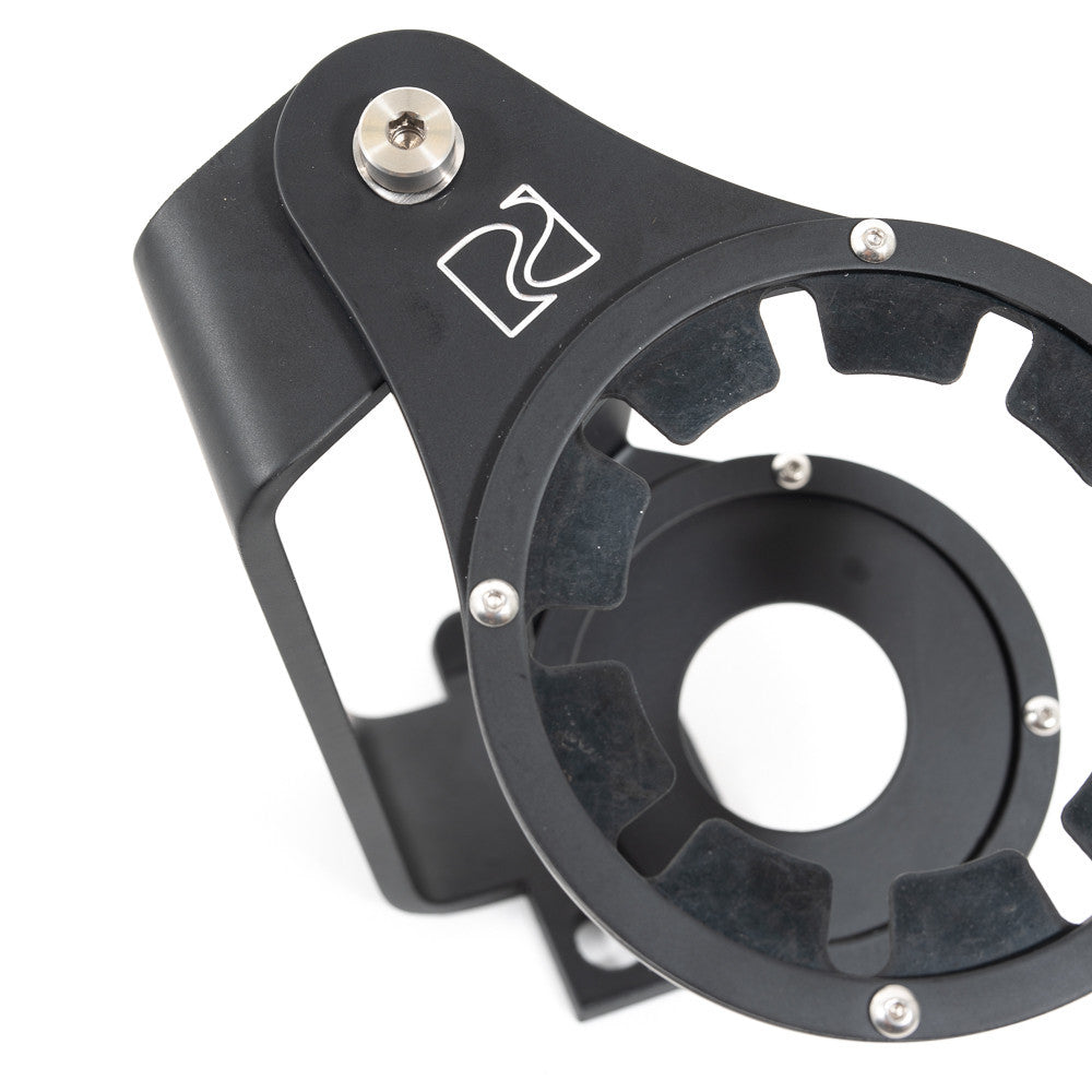 Rennline verstellbarer Getränkehalter Sitzmontage – Porsche 996/986/997/987 – Aluminium – LHD Beifahrerseite