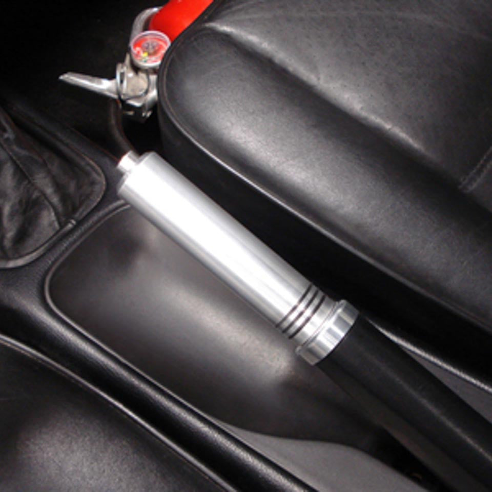 Rennline Billet Aluminium Handbremsgriff – klar oder schwarz eloxiert – Porsche 964/993 (1989–1998)