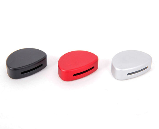 Rennline Billet-Aluminium Heizungsregler-Knopf – Porsche 911/912/930 (1969–1989) & 914 (1969–1976) – eloxiert (Schwarz/Rot/Silber)