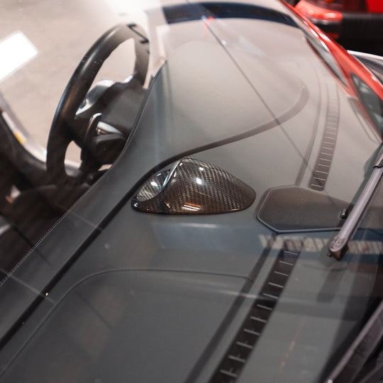 Rennline Carbon Sport-Chrono-Uhrengehäuse – Porsche 997 / 987 Boxster/Cayman – direkter Ersatz für Kunststoffgehäuse