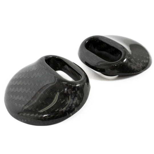 Rennline Carbon RS Türöffnerblenden – Porsche 911 / 964 / 993 mit RS-Türtafeln – Hochglanz Carbon – Paar
