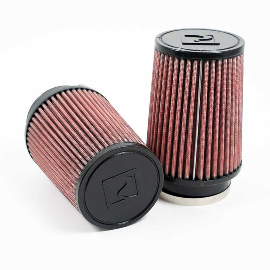 Rennline Ersatz-Luftfilter (High-Flow Dry) für Rennline Carbon Intake – 92 mm Anschluss – einzeln
