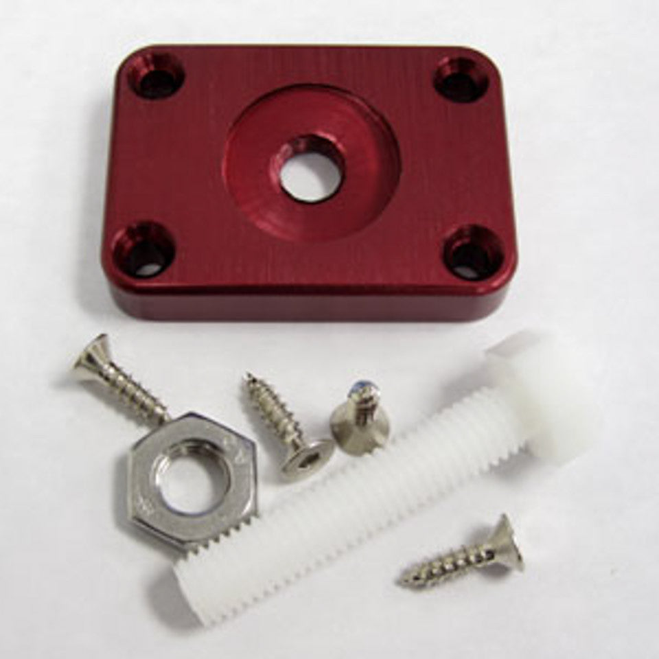 Rennline Alu-Gasanschlag / Throttle Stop – Porsche 911/912/930 (1965–1973) & 914 (1969–1975) – mit Nylon-Einstellschraube, Farben Schwarz/Rot/Silber