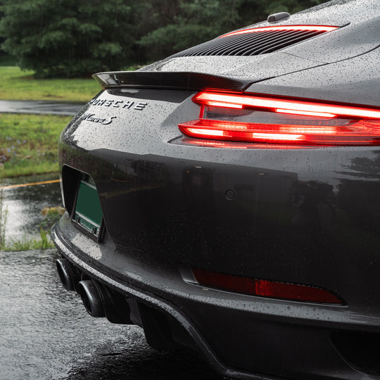 Rennline Carbon Mini Heckspoiler / Kicker Spoiler – Porsche 911 991.2 – Hochglanz Carbon