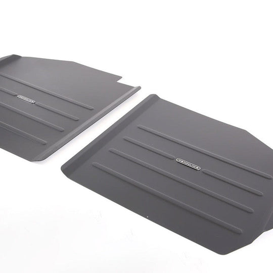 Rennline Track Mat Set Fahrer & Beifahrer – Porsche 911/912/930 (1965–1989) – eloxiertes Aluminium