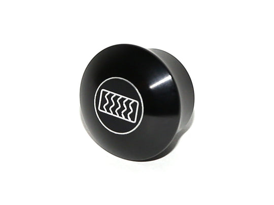Rennline Billet Dash Knobs – Armaturenbrett-Knöpfe (Auswahl) – schwarz eloxiert & graviert – Porsche 911/912/914 (1965–1989)