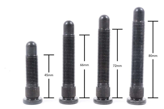 Rennline Press-In Radstehbolzen (Einpress-Stehbolzen) M14x1,5 – Längen 45/66/72/80 mm – Porsche 911/930/964/993