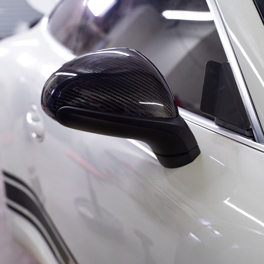 Rennline Carbon Außenspiegelgehäuse / Mirror Shell Set – Porsche 991.1 / 991.2 / 981 Boxster & Cayman – Set links & rechts