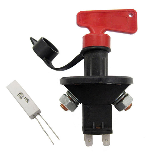Rennline Batterie-Trennschalter / Hauptschalter (6-polig, abziehbarer Schlüssel)