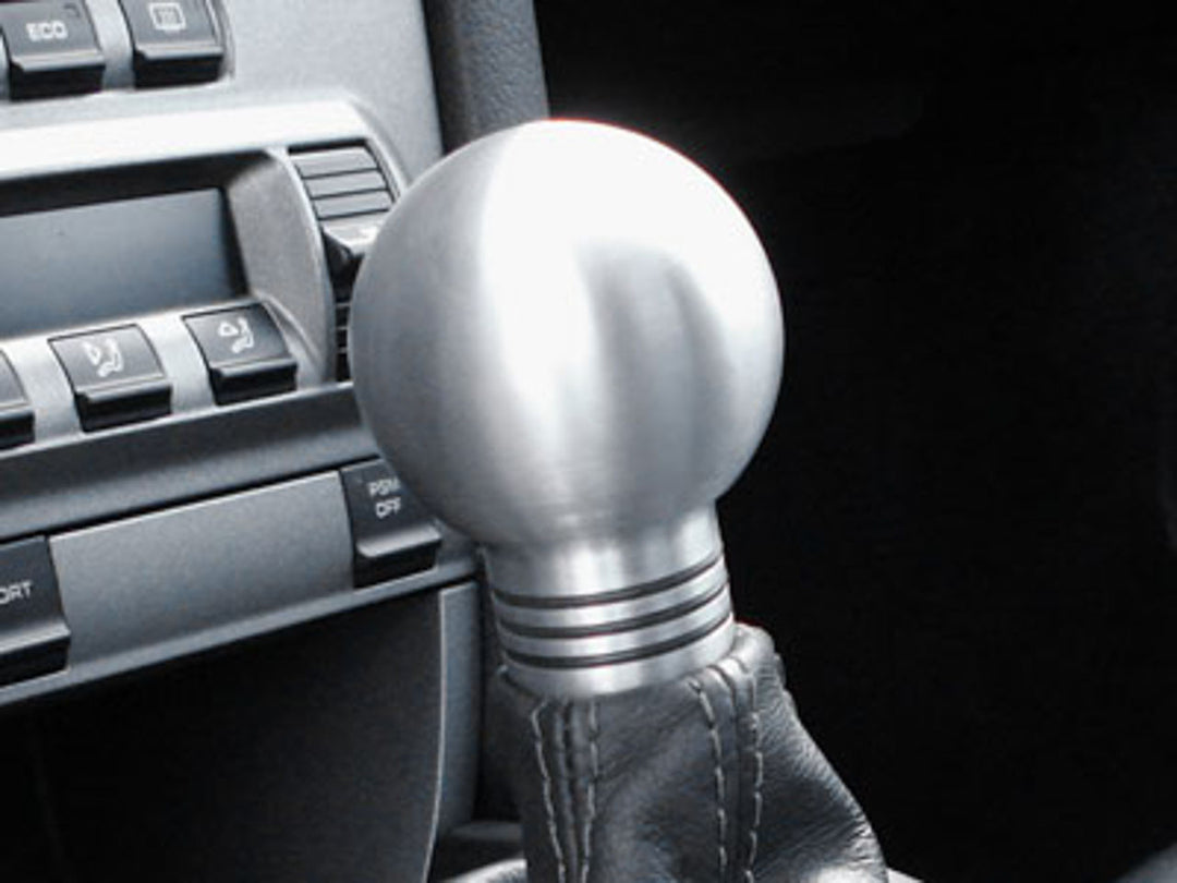 Rennline Aluminium Schaltknauf – Schwarz oder Silber – Porsche 911/912/930 (1965–1986) + 1987–1989 (Schaltgetriebe, Hinweis beachten)