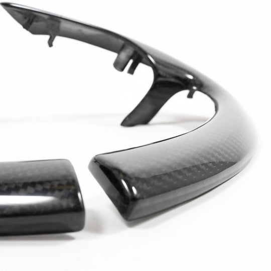 Rennline Carbon Tür-Zuziehgriffe / Door Pull Handle Set (Paar) – Porsche 996 – ersetzt OEM Türgriffverkleidung – Hochglanz