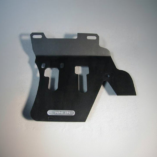 Rennline Aluminium-Fußbrett Fahrer – Porsche 911/912/930 Targa & Cabrio (74–89) – Solid/Perforated, Silber eloxiert oder Schwarz pulverbeschichtet