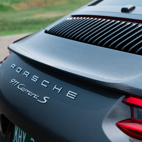 Rennline Carbon Sport-Design Heckspoiler / GTS-Style Spoiler – Porsche 991.2 Carrera Coupé & Cabriolet – OEM-Ersatz