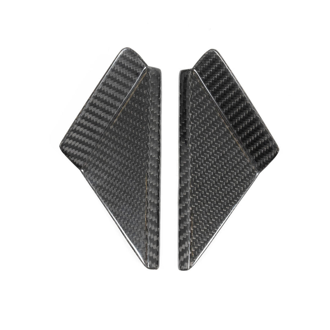 Rennline Carbon Windabweiser / Anti-Buffeting Wind Deflector – Porsche 991 / 992 / 981 / 718 – 3M-Klebemontage – Set