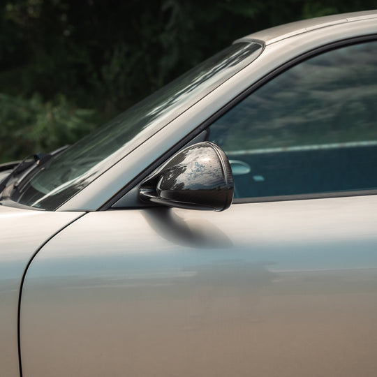 Rennline Carbon Außenspiegelkappen (Mirror Shell Set) – Porsche 997 / 987 – Variante 997.1/987.1 oder 997.2/987.2 – OEM-Fit – Austausch mit Serien-Hardware